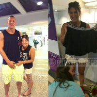 (PHOTO) Rob Gronkowski Trades His Underwear For Seat in First Class 